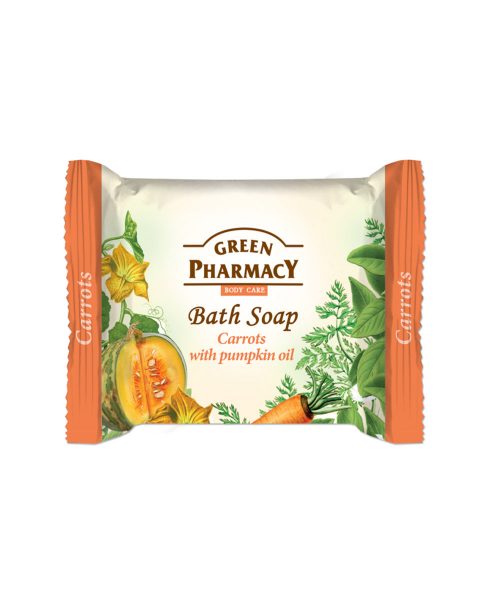 Green Pharmacy Toilet Soap with Carrot and Pumpkin Oil Extract 100g