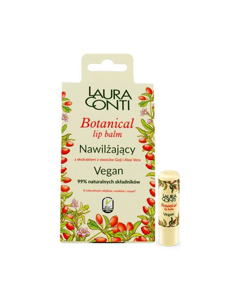 Lip Balm Botanical Vegan Moisturizing Lip Balm with Goji Berry and Aloe Vera Extract 4, 8g